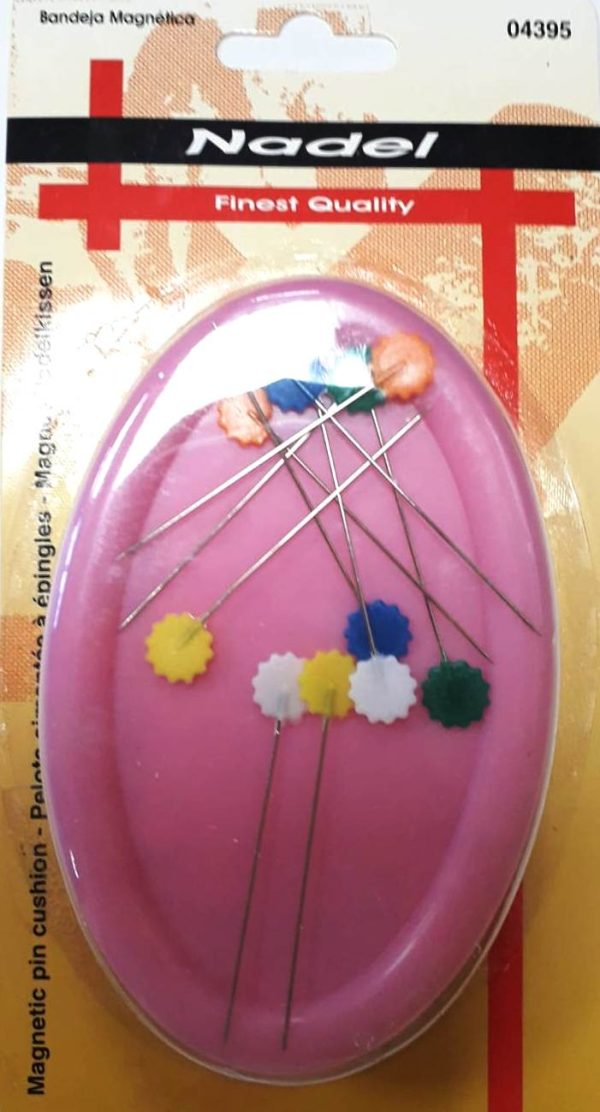 BANDEJA ACERICO NADEL PARA ALFILERES MAGNETICA ROS